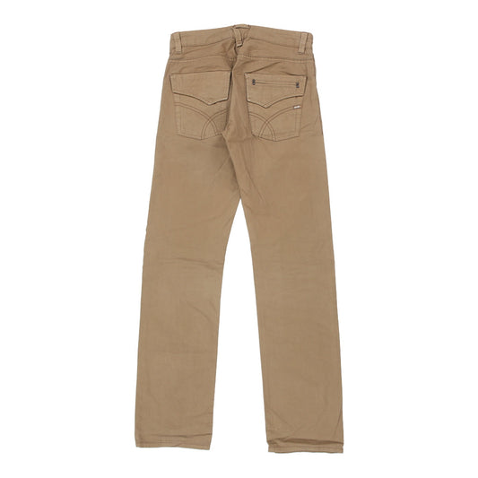 Vintage Gas Trousers - 30W 30L Beige Cotton