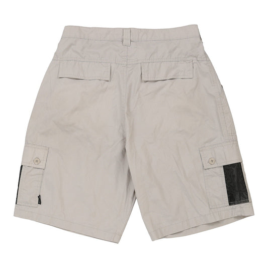 Vintage Route 66 Cargo Shorts - 34W 11L Beige Cotton