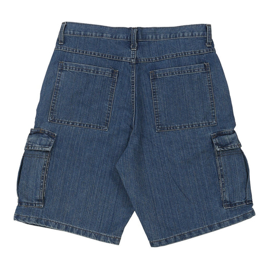 Vintage Wrangler Cargo Denim Shorts - 32W 10L Blue Cotton