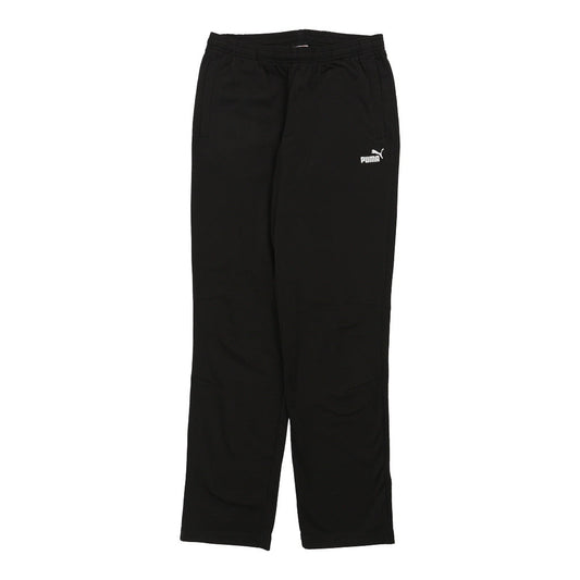 Vintage Puma Tracksuit - Medium Black Polyester