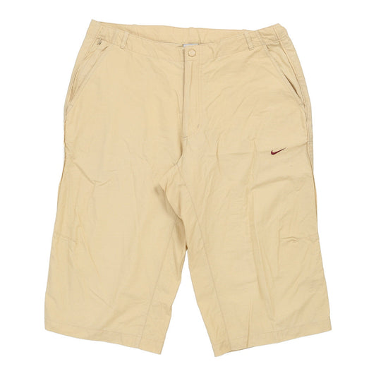 Vintage Nike Shorts - Large Yellow Cotton