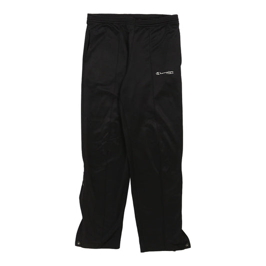 Vintage Champion Tracksuit - Small Black Polyester