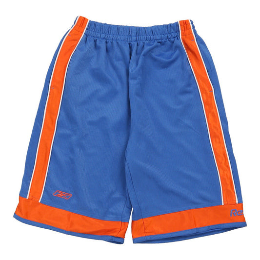 Vintage Reebok Sport Shorts - Large Blue Polyester