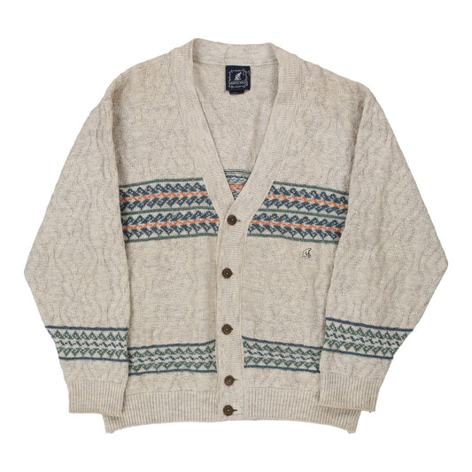 Vintage beige North Pole Cardigan - mens x-large