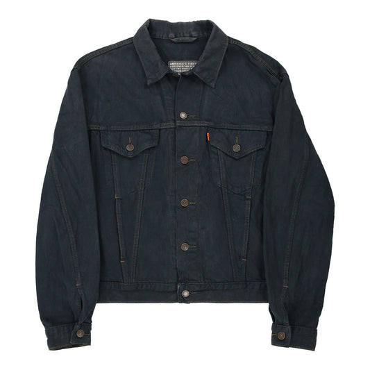 Vintage dark wash Orange Tab Levis Denim Jacket - mens large