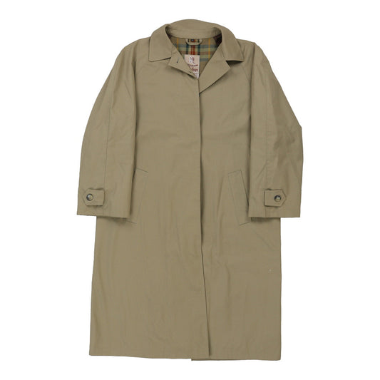 Vintage Sealup Trench Coat - Medium Beige Cotton
