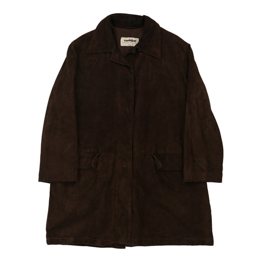 Vintage brown Conbipel Suede Jacket - womens x-large
