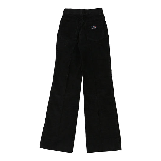 Vintage black Jeans West Cord Trousers - womens 24" waist