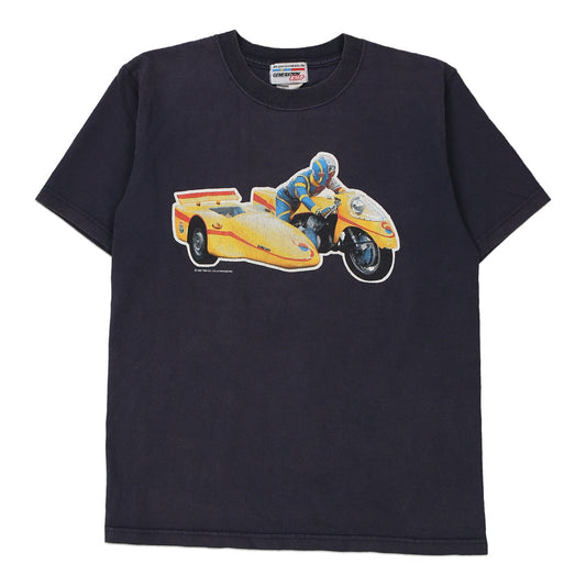 Vintage navy Age 12-13 Generation Kikaida T-Shirt - boys large
