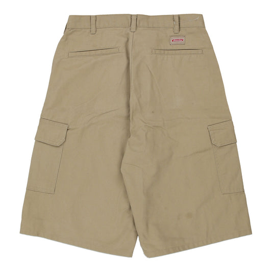 Vintage Dickies Cargo Shorts - 32W 13L Beige Polyester Blend