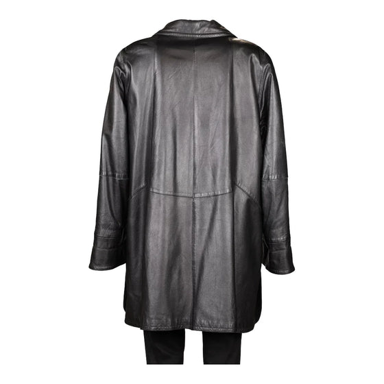 Vintage black Unbranded Leather Jacket - womens xx-large