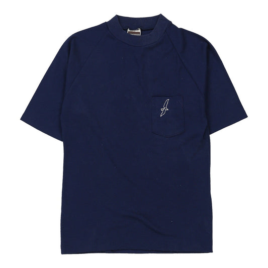 Vintage 1970's Montgomery Ward T-Shirt - XS Navy Cotton