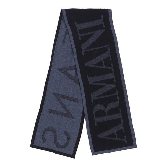 Vintage navy Armani Jeans Scarf - womens no size