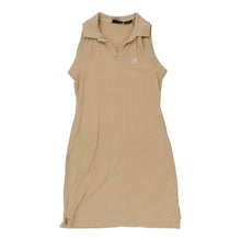  Fila Polo Dress - Small Brown Cotton Blend - Thrifted.com