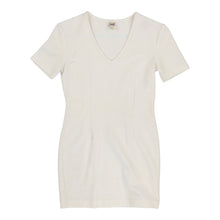  Sisley Mini Bodycon Dress - Small White Polyester Blend bodycon dress Sisley   