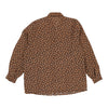 Unbranded Patterned Shirt - Medium Brown Viscose patterned shirt Unbranded   
