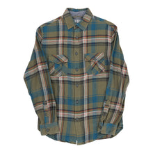  Mossimo Supply Checked Flannel Shirt - Small Green Cotton flannel shirt Mossimo Supply   