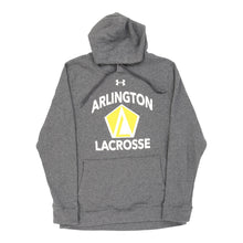  Arlington Lacrosse Under Armour Hoodie - Medium Grey Cotton - Thrifted.com