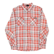  Oakley Check Shirt - Medium Red Cotton check shirt Oakley   
