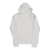 Nike V-neck Hoodie - Large Grey Cotton Blend hoodie Nike   