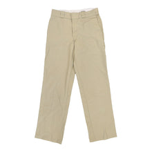  874 Dickies Trousers - 29W UK 10 Beige Polyester Blend - Thrifted.com