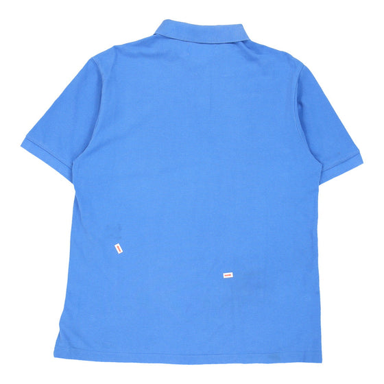 Kappa Polo Shirt - Large Blue Cotton - Thrifted.com