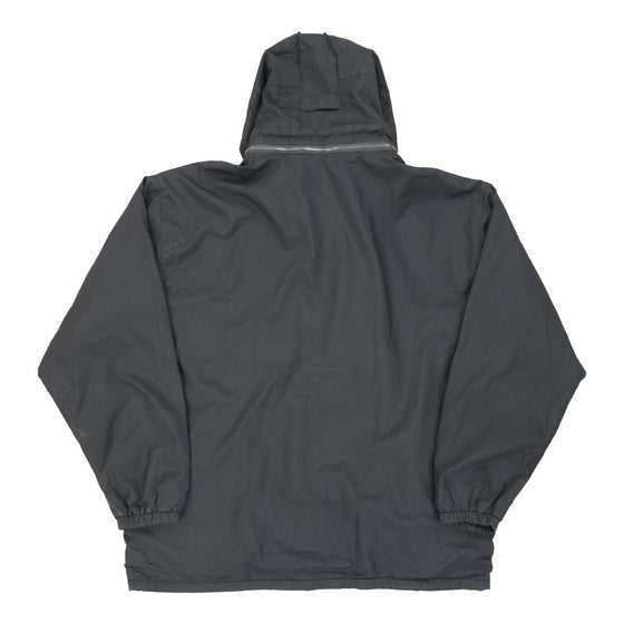 Kappa Reversible Shell Jacket - Large Black Polyester - Thrifted.com