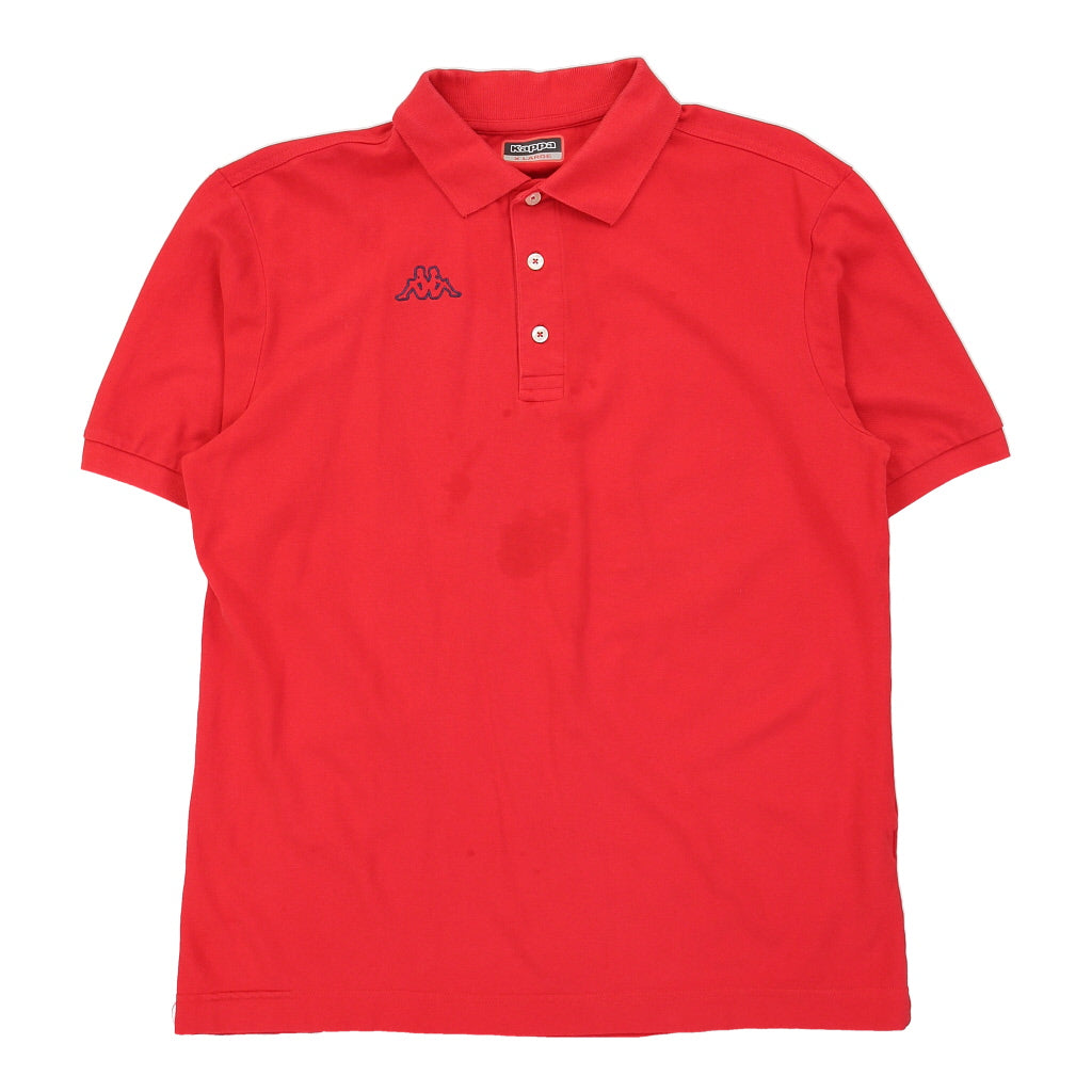 Kappa Polo Shirt - XL Red Cotton – Thrifted.com