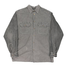  Contro Vento Cord Shirt - XL Grey Cotton - Thrifted.com