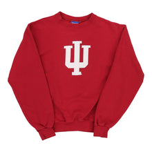  Indiana Hoosiers Champion College Sweatshirt - Small Red Cotton Blend sweatshirt Champion   
