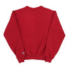 Indiana Hoosiers Champion College Sweatshirt - Small Red Cotton Blend sweatshirt Champion   