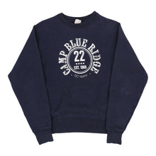  Reverse Weave Champion Sweatshirt - Small Navy Cotton Blend sweatshirt Champion   