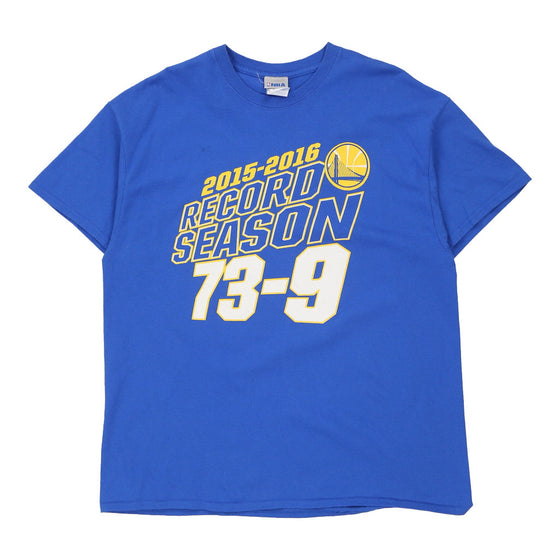Golden State Warriors Nba Graphic T-Shirt - XL Blue Cotton