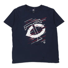  Minnesota Twins Nba Graphic T-Shirt - XL Navy Cotton t-shirt Nba   