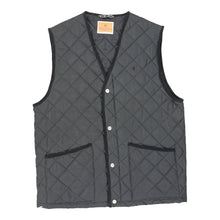  Conte Of Florence Gilet - Small Grey Polyester - Thrifted.com