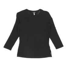  Vintage black Armani Jeans Long Sleeve T-Shirt - womens medium