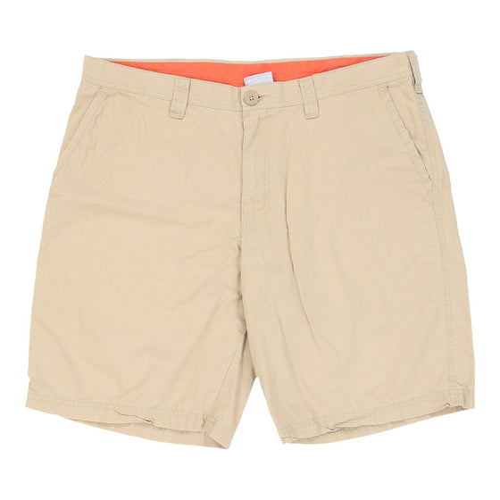 Columbia Cargo Shorts - Medium Beige Cotton - Thrifted.com