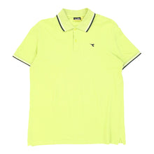  Diadora Polo Shirt - XL Green Cotton - Thrifted.com