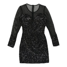  Unbranded Sequin Dress - XS Black Nylon Blend - Thrifted.com