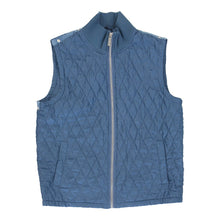  Calvin Klein Jeans Gilet - Large Blue Polyester - Thrifted.com