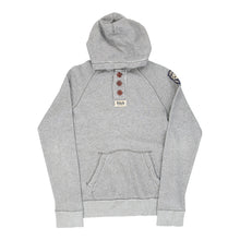  Abercrombie & Fitch Hoodie - Small Grey Cotton Blend - Thrifted.com