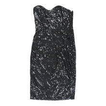  Jane Norman Sequin Dress - Small Black Polyester Blend - Thrifted.com