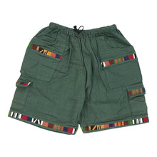  Unbranded Cargo Cargo Shorts - 30W UK 12 Green Cotton - Thrifted.com
