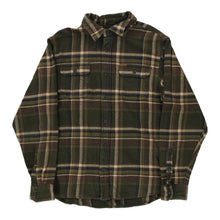  Vintage khaki Orvis Flannel Shirt - mens large