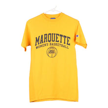  Vintage yellow Marquette Womens Basketball Champion T-Shirt - womens small