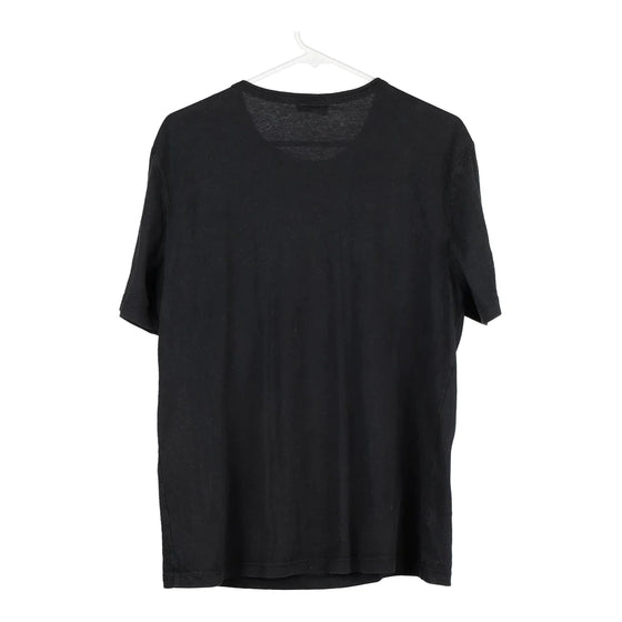 Vintage black Champion T-Shirt - mens medium