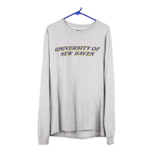  Vintage grey University of New Haven Champion Long Sleeve T-Shirt - mens large