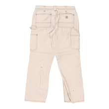  Vintage cream Carhartt Carpenter Jeans - womens 34" waist