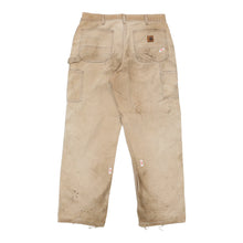 Vintage brown Carhartt Carpenter Jeans - mens 36" waist