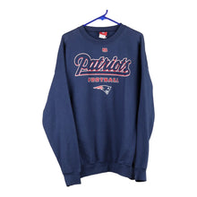  Vintage blue New England Patriots Nfl Sweatshirt - mens xx-large